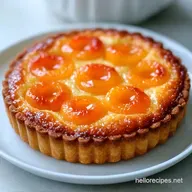 Apricot Almond Tart with Crisp Pastry
