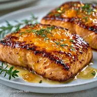 Apricot Glazed Salmon in 20 Minutes