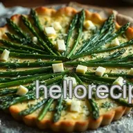Spring's Best Asparagus Recipe: Gruyere Tart with Lemon-Herb!