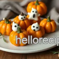 How to Assemble Mini Orange Pumpkins & Ghost Treats: A Fun Halloween Delight!