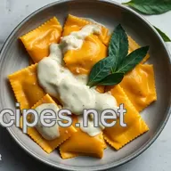 Butternut Squash Ravioli with Creamy Sage Sauce &ndash; My Autumn Treat