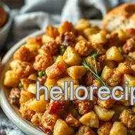 How to Bake Classic Stuffing with Day-Old Bread: A Comforting Triumph