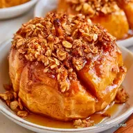 Baked Apples with Oats for 4 Servings