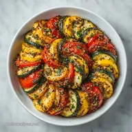 Baked Zucchini Tian for 4 Servings
