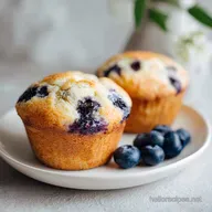 Blueberry Muffins: Bakery Style with Crumb Topping