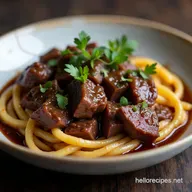 Tender Beef in Balsamic Onion Sauce Rich Weeknight Dinner