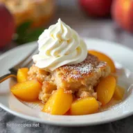 The Best Homemade Peach Cobbler with Flaky Biscuit Topping
