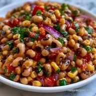 Black Eyed Pea Salad with Corn
