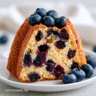 Blueberry Chiffon Cake: Springy Texture