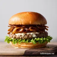 Gourmet Burger Ideas Brie Caramelized Onion Bliss