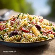 DeliStyle Pasta Salad Easy Mediterranean Recipe for Picnics
