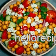 Easy Salad Recipes: My Vibrant Mediterranean Chickpea Salad