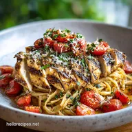 Bruschetta Chicken Pasta Ready in 30 Min