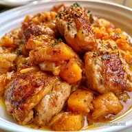 Chicken Stew with Butternut Squash: Creamy