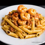 Cajun Kickin Shrimp Sausage Pasta My GoTo Recipe