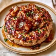 Turkey Burgers with Caramelized Onions