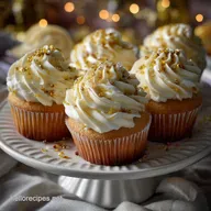 Cute New Year Desserts: Festive Champagne Cupcakes