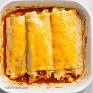 Cheaters Easy 3Ingredient ChiliCheese Enchiladas