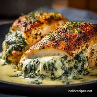 Foolproof Creamy Cheesy Spinach Stuffed Chicken Breast Recipe