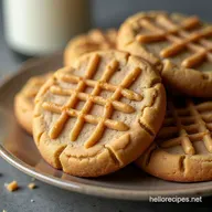 Best Chewy Peanut Butter Cookies Recipe Easy CrissCross Bake