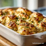 Chicken Bubble Biscuit Bake Casserole: Crispy Baked