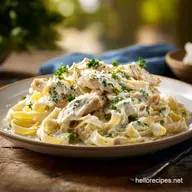 Chicken Fettuccine Alfredo in 25 Minutes