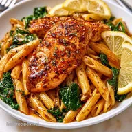 Chicken Spinach Pasta for 4 Servings