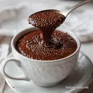 Chocolate Chia Pudding: Silky Vegan Dessert for 4 Servings