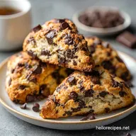 Chocolate Chip Sourdough Scones Recipe: Crispy Baked