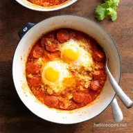 Chorizo Shakshuka Easy Breakfast for 6 Fiesta Style