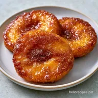 Cinnamon Brown Sugar Peaches: Baked