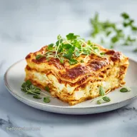 Classic Homemade Meat Lasagna with Sausage for 12 Servings