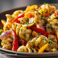 The Cracking NoMayo Pasta Salad Recipe with Tangy Italian Dressing
