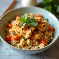 My GoTo Coconut Chicken Rice Bowl Ready in Under 45