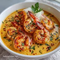 Coconut Curry Shrimp Recipe for 4 Servings