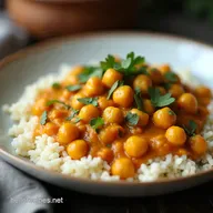 Easy 30Minute Chickpea Curry with Coconut Milk Weeknight Dinner