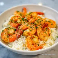 Creamy Garlic Butter Shrimp with Rice in 25 Minutes