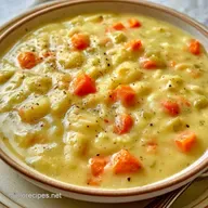 Healthy Potato Soup for 4 Servings