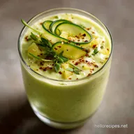 Creamy Pineapple Cucumber Smoothie 5Minute Zesty Green Elixir
