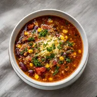 Creamy Taco Soup Recipe for 8 Servings