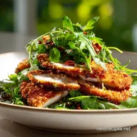 Crispy Chicken Arugula in 30 Minutes
