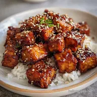 Crispy Honey Garlic Tofu Recipe for 4 Servings