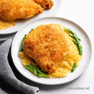 Crispy Parmesan Air Fryer Chicken Healthified Easy