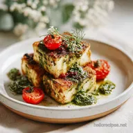 Crispy Baked Pesto Tofu with 5 Ingredients: Oven-Only Method