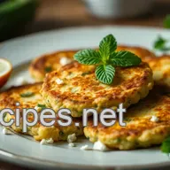 Crispy Zucchini Fritters with Feta & Mint: Easy Zucchini Recipes
