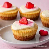 Valentines Mini Cheesecakes Easy HeartShaped Bites