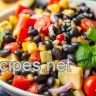 My Family's Easy Black Bean Salad - Fresh & Zesty Delight
