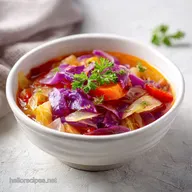 Cabbage Soup Recipe for 6 Servings