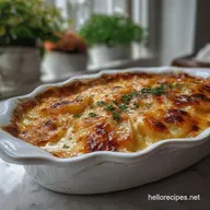 Easy Cheesy Scalloped Potatoes: Velvety Sauce Recipe