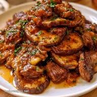 Eggplant Beef Casserole for 8 Servings